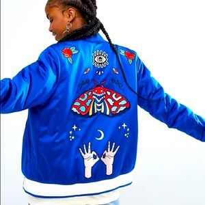 Adidas Embroidered Bomber Jacket